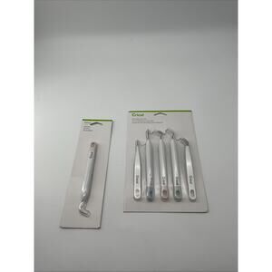 Cricut Weeding Tool Set 2004233 New 5 Pastel Pieces Hook Tweezers Piercing Tool